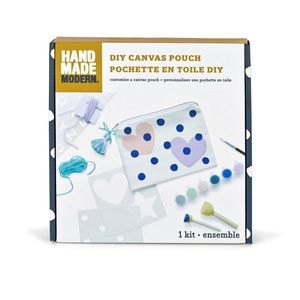 Hand Made Modern DIY Canvas Pouch